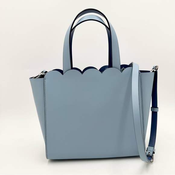 Kate Spade: Lt. Blue Magnolia Street Eyelet Satchel - Picture 7 of 15